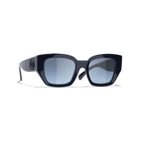 chanel blue square sunglasses|vintage square chanel sunglasses.